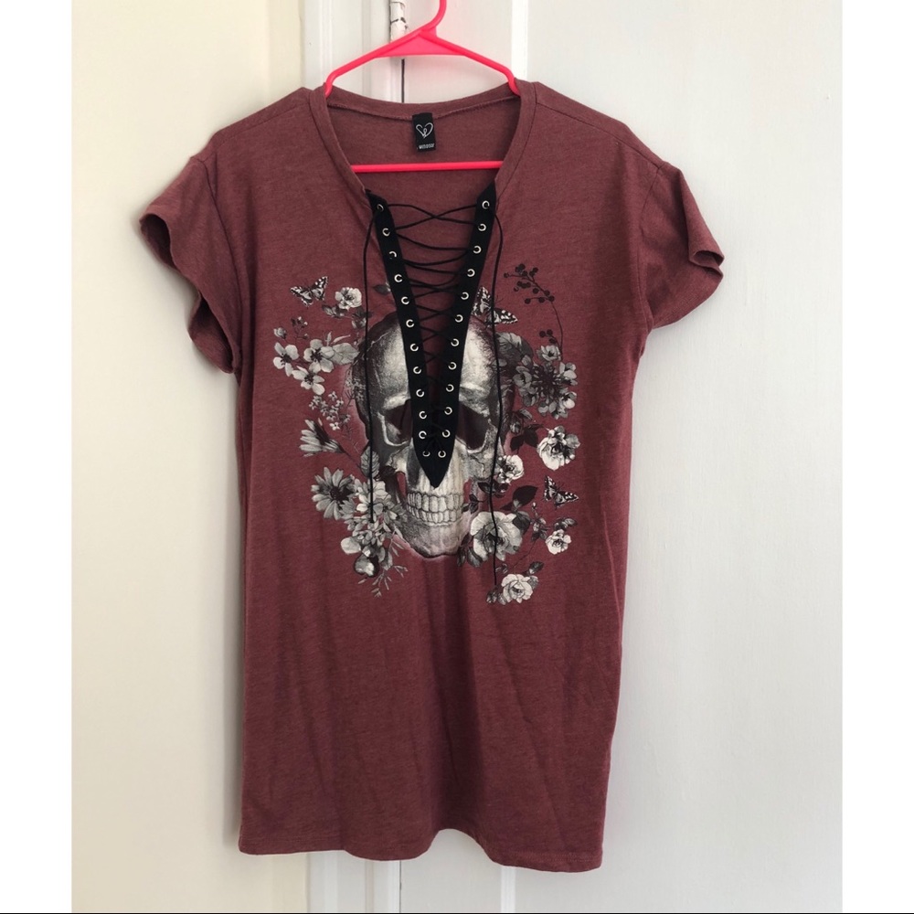 Skull T-shirt dress